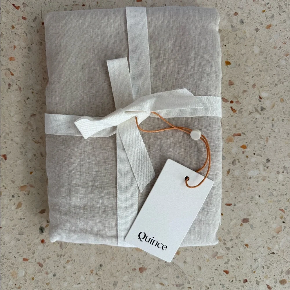 Quince European linen sham set - standard NWT - Picture 3 of 6